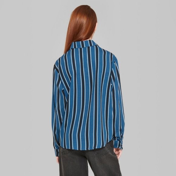 Wild Fable Striped Blouse - Picture 3 of 12